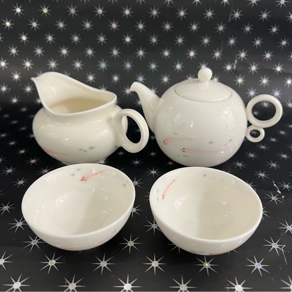 Porcelain Mini Tea Set - Picture 2 of 8